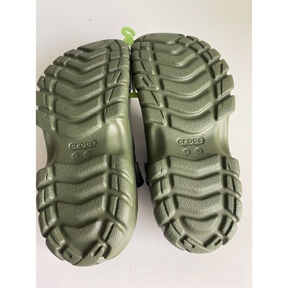 Crocs Offroad Sport Clog Army Green Blue Unisex Men’s Sz 9 Women’s 11 NEW - Picture 9 of 10